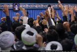 هزاران نفر از دانشآموزان و دانشجویان،با حضرت آیتالله خامنهای رهبر انقلاب اسلامی دیدار کردند