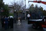 قاتل یک جوان خویی در ملاء عام به دار مجازات آویخته شد
