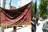مراسم عزاداری خیابانی بمناسبت شهادت مولای متقیان حضرت علی(ع) در خوی برگزار شد