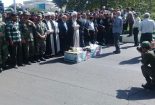 تشیعع پیکر پاک و مطهر شهید سهراب علیزاده آجایی در خوی