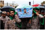 شهید سرگرد پاسدار مهدی مردانی بر دوش مردم شهید پرور شهرستان خوی تشییع شد