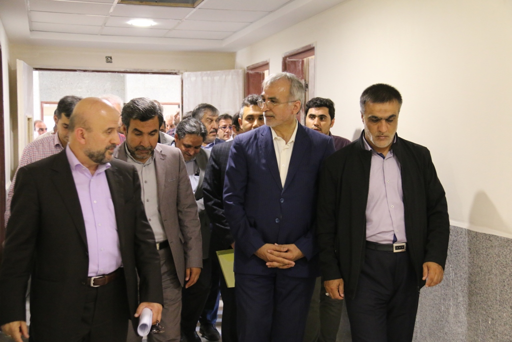 بازدید معاون وزیر و مدیرعامل سازمان تامین اجتماعی کشور از روند ساخت پروژه بیمارستان  های آیت الله العظمی خویی(ره) و ۲۲۰ تختخوابی خوی