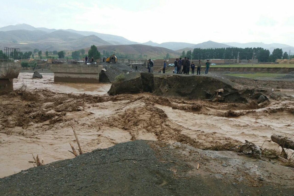 خسارت سیل به ۱۰ روستای شهرستان خوی