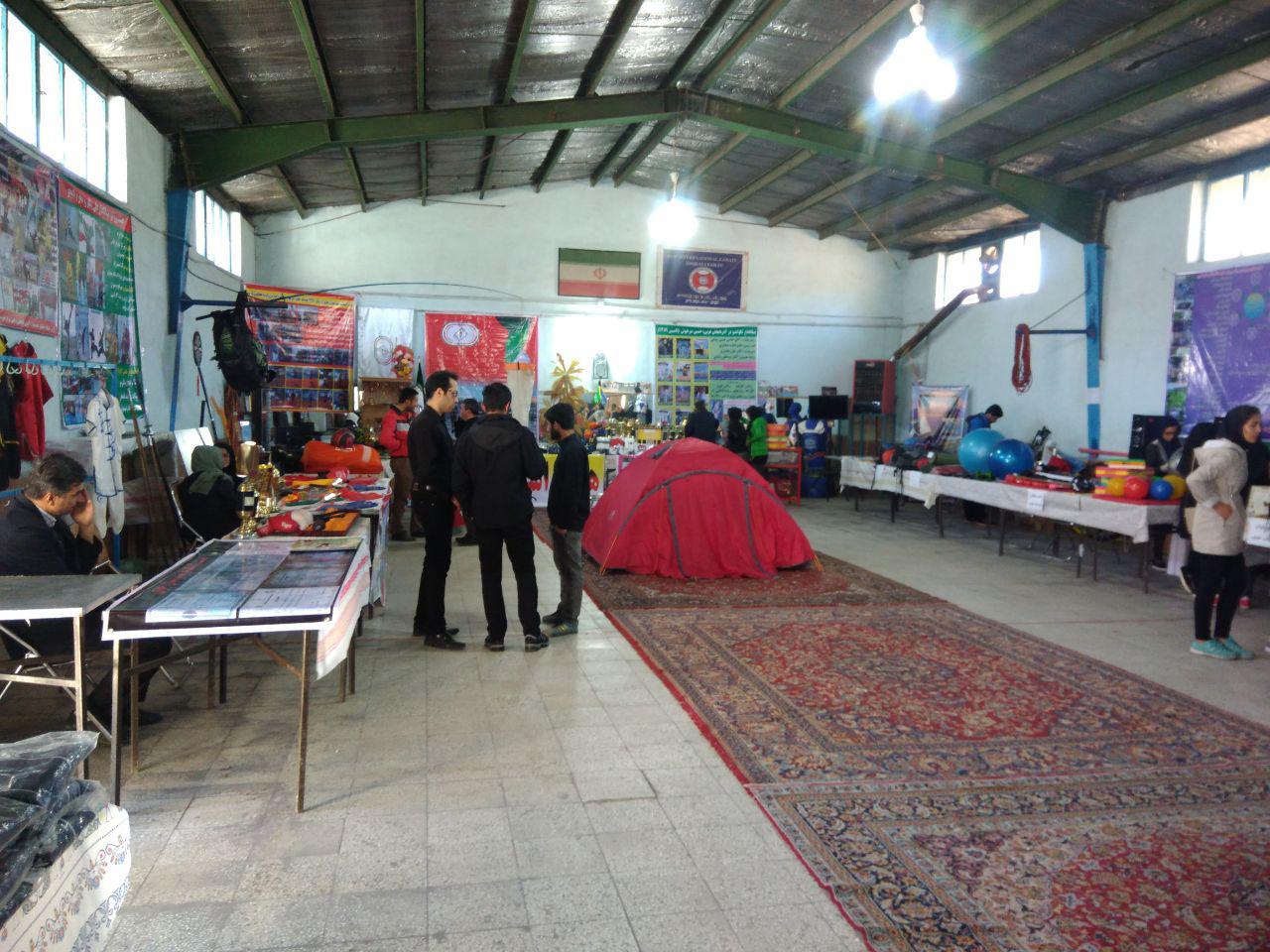 اولین نمایشگاه دستاوردهای ورزشی اداره ورزش و جوانان شهرستان خوی گشایش یافت