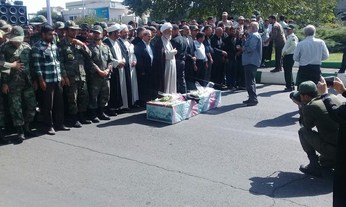 تشیعع پیکر پاک و مطهر شهید سهراب علیزاده آجایی در خوی