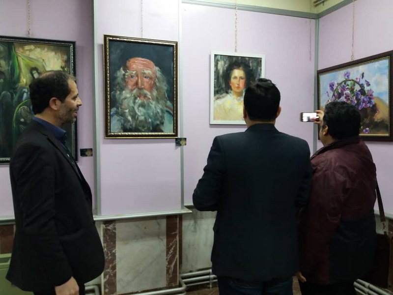 افتتاح نمایشگاه آثار نقاشی استاد علی حافظ نسب در خوی