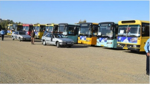اعزام ۲۰دستگاه اتوبوس درون شهری از خوی به مرز مهران