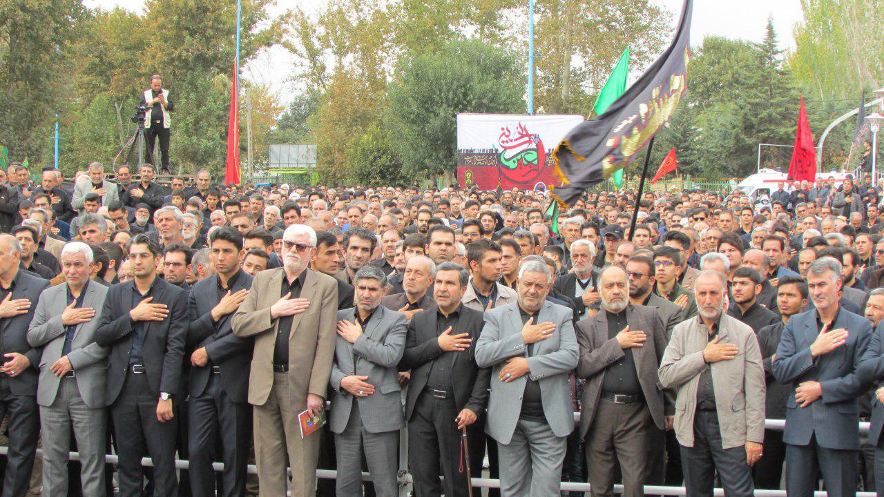 اجتماع باشکوه جاماندگان اربعین حسینی در شهرستان خوی
