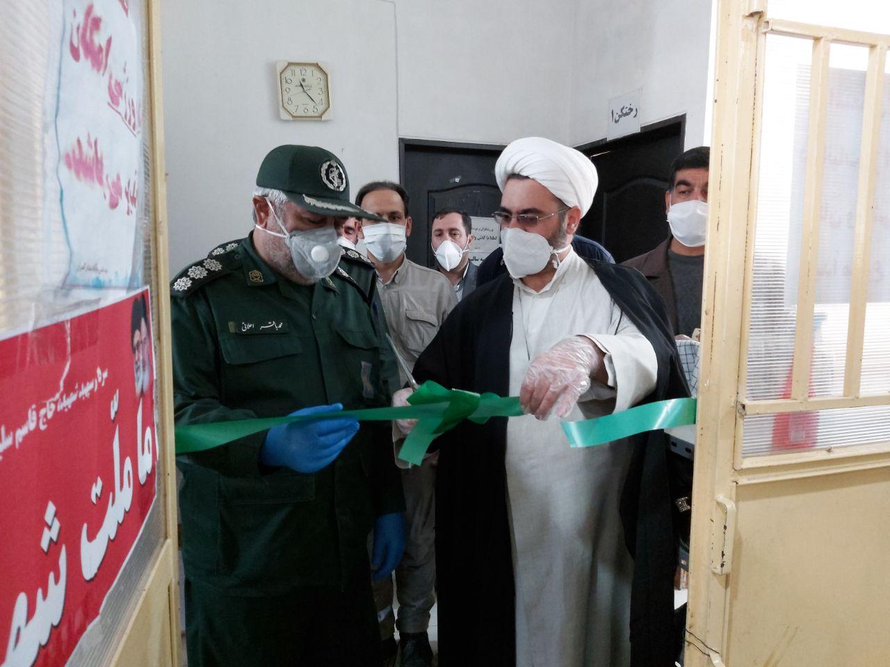 قرارگاه زیست محیطی سپاه خوی با هدف تولید و تأمین اقلام بهداشتی افتتاح شد
