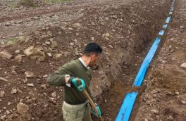 اصلاح شبکه آب خاکمردان با مشارکت مردمی آغاز شد
