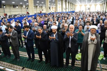 اقامه نماز عید قربان در مصلای خوی