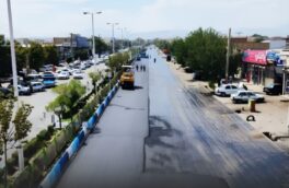 فاز نخست بهسازی بلوار مطهری تکمیل شد