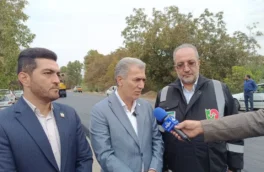 ۱۵ کیلومتر محور خوی–چالدران تعریض و بهسازی می‌شود